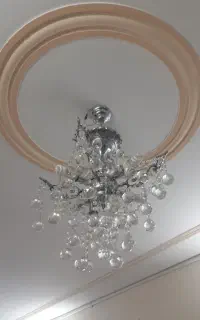 لوستر چهارشاخه برنجی