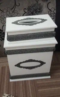 سطل و جا دستمالی