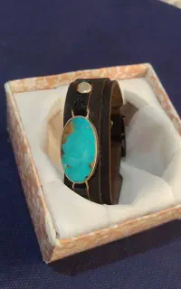 دستبند مردانه فیروزه