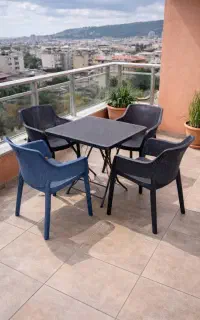 صندلی پلاستیکی باغی  نیلی کد 9796 کرج/گلشهر