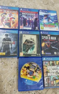 تعدادی بازیps4 فروش و معاوظه