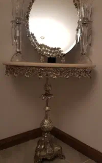 آینه شمعدان آلومینیومی