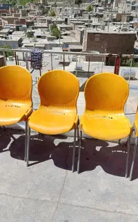 صندلی پایه فلز