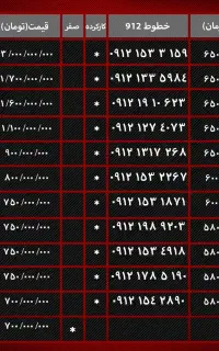0912 کد یک اقساط تا یکسال