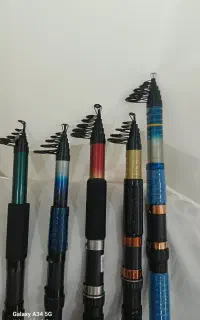 چوب و چرخ لنسر ماهیگیری آلبااستار هاقدیمی ارجینال