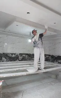 گچکاری و لکه گیری و تخریب و بازسازی