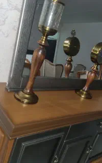 شمعدان و ساعت