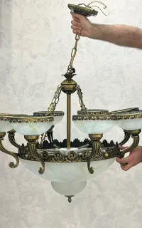 لوستر طرح سنگ