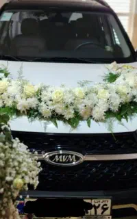 گل آرایی ماشین عروس