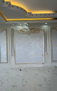 گچکاری وگچبری لکه گیری ابزار  سقف کاذب لاین نوری