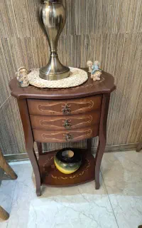 میز تلفون  تمام چوب