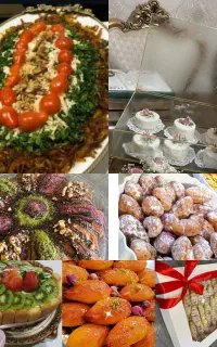 کیک دسر شیرینی