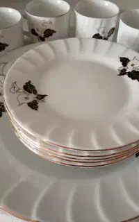 ظروف شرینی خوری چینی زرین
