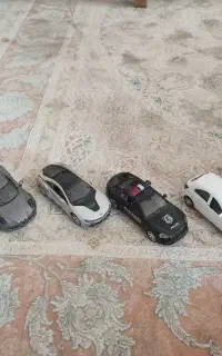 شش عدد ماشین فلزی زیبا