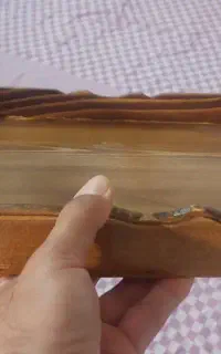 سینی چهارگوش چوبی