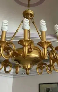 فروش نداریم فقط خرید لوستر همه مدل برنجی و ابکاری