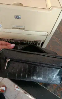 کیف چرم مشکی انگلیسی