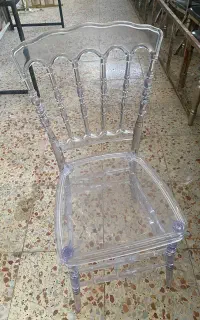 60عدد صندلی پلکسی وارداتی نو