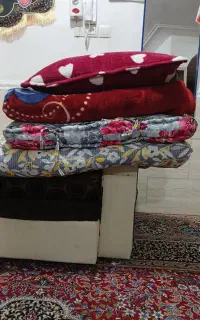 تشک پنبه ای و پتوی متکا پشم شیشه