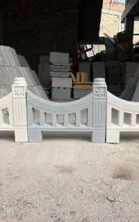 نرده دور باغچه اماراتی بتنی