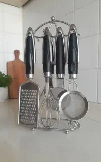 وسایل منزل اشپزخانه پرده ست ابزار ست کفگیر ملاقه