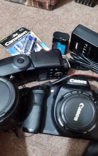 دوربین canon 7d همراه لنز و لوازم