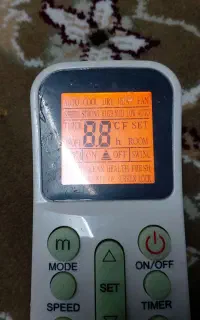 کنترل کولر گاز ایوولی چراغ دار