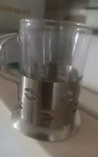 یک دست چای خوری وظرف غذا و زعفرون ساب