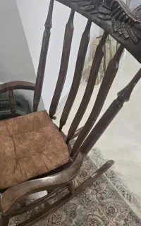 صندلی راکر چوبی