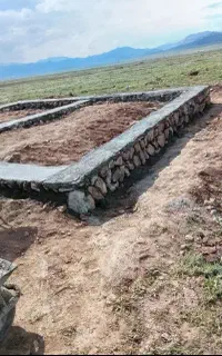 سنگ کاری سنگ پیه زیر بنا و فنداسیون