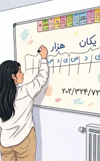 کلاس تقویتی اول تاششم ریاضی املا روانخوانی
