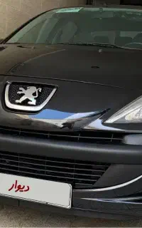 پژو ۲۰۷ اتومات سقف فلز مشکی