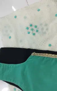 لباس  کردی شیک و‌زیبا نگین کار شده