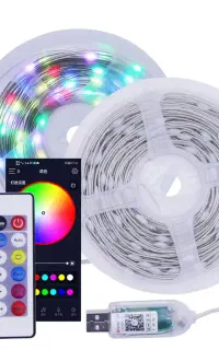 نواری هوشمند 2812 مولتی کالر ic دار بلوتوثی 5 متری