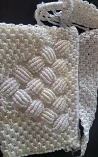 کیف مکرومه بافی وصندل