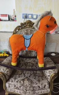 اسب راکر کودکانه بزرگ (مناسب ۲ تا ۹ سال)