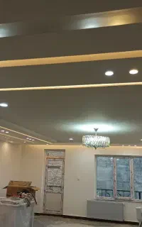 کناف، پی‌وی‌سی، لاینر. سقف و دیوار