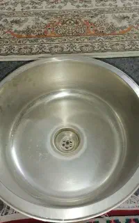 سینک  گرد تکی
