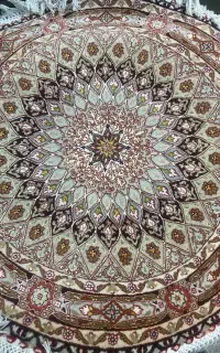 فرش دستبافت گرد