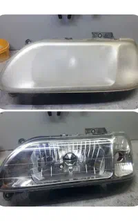 تعویض طلق چراغ خودرو