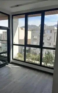 پنجره دو جداره مشکی و سفید/توری پلیسه/اقساطی