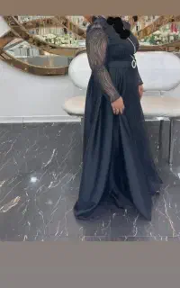 لباس مجلسی مشکی بلند
