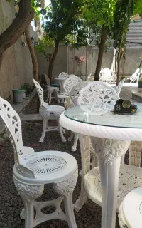 میز صندلی پلیمری