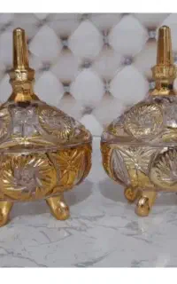 ۶عدداستکان خورشیدی نوبادوعددقندان