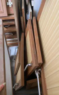 گ کابینت ام دی اف با ورقه باز شده مخصوص بازسازی