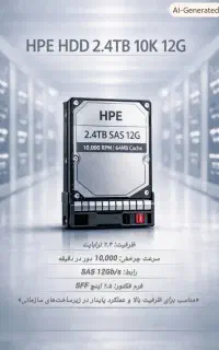 هارد hdd 2.4tb و فروش لوازم سرور HP/ CPU، RAM، SSD