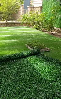 اجرای چمن مصنوعی و طبیعی و فضای سبز