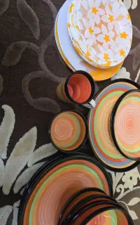 ظرفای خوشگل و رنگی