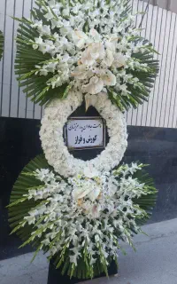 تاج گل روقبری تاج افتتاحیه