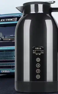 فلاکس و کتری برقی ماشینی فندکی